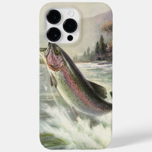 Coques Pour iPhone Pêcheur vintage de truite arc-en-ciel Pêche du poi