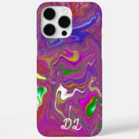 Peinture à huile liquide Abstraite marbrée unique