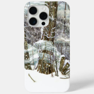 Coque iPhone 15 Pro Max Peinture à l'eau d'hiver