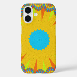 Coque Pour iPhone 16 Peinture à l'huile jaune or Hakuna Matata