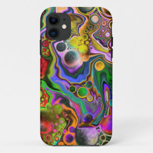 Case-Mate iPhone Case Peinture à verres numériques à bulles colorées