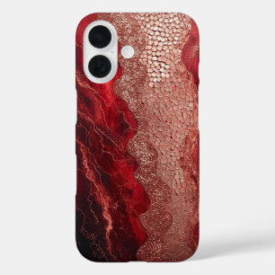Coque Pour iPhone 16 Peinture Abstraite Élégante