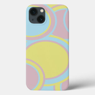iPhone 13 Case Peinture Abstraite Pastel moderne