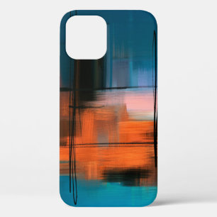 Case-Mate iPhone Case Peinture acrylique abstraite colorée. Paysage surr