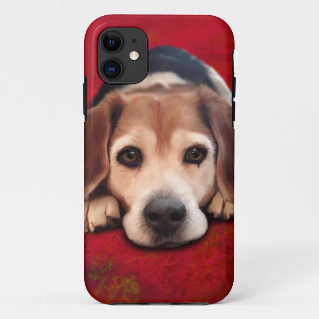 Coques Case-Mate iPhone Peinture beagle Art Chien Art (Dos)