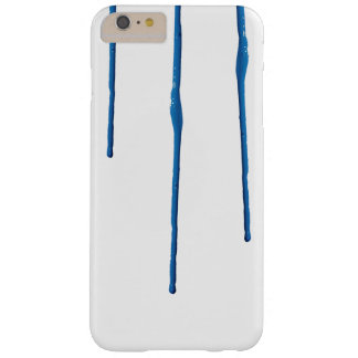 Coque Barely There iPhone 6 Plus Peinture bleue à goutte