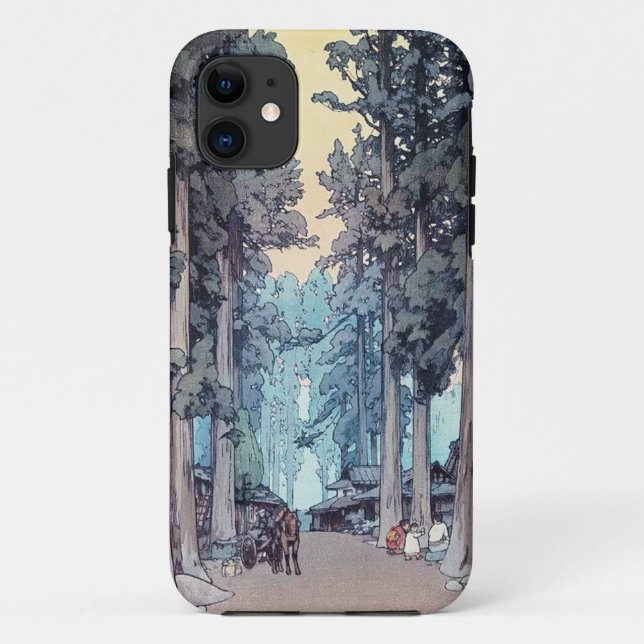 Coques Case-Mate iPhone Peinture classique japonaise fraîche de forêt de (Dos)