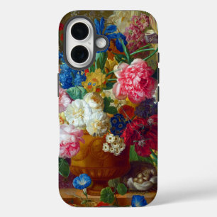 Coque Pour iPhone 16 Peinture classique Vintage Fleurs