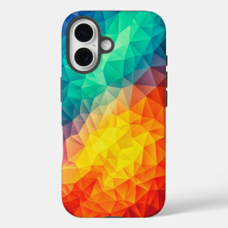 Coque Pour iPhone 16 Peinture Cubisme Multi Couleurs