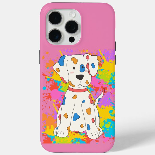 Coques Case-Mate iPhone peinture de chien (Verso)
