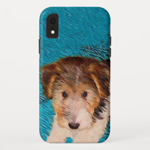 Case-Mate iPhone Case Peinture de chiot Terrier Fox - Art de chien origi