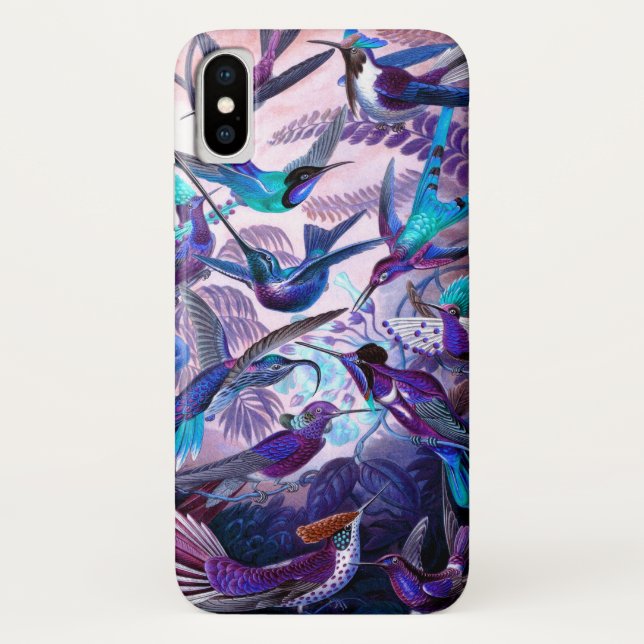 Coques Case-Mate iPhone Peinture de colibris (Dos)