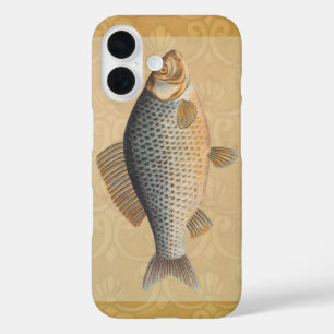 Coque Pour iPhone 16 peinture de pêche de carpe dessin d'eau douce 