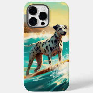 Coque Pour Pour iPhone 14 Pro Max Peinture de surf sur la plage dalmate 