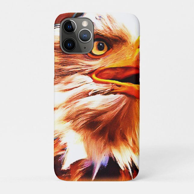 Coques Case-Mate iPhone Peinture d'un Visage d'Aigles Étonnant. Commandez  (Dos)