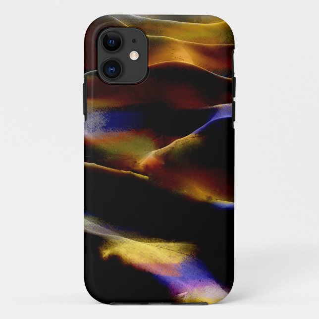Coques Case-Mate iPhone Peinture dunes de sable acrylique #5 (Dos)