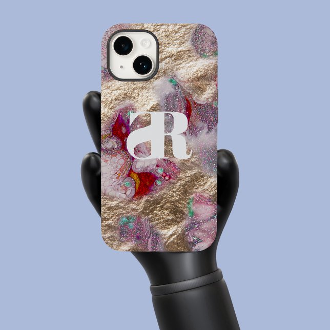 Coques Case-Mate iPhone Peinture en marbre liquide Mélange moderne Abstrai (Créateur téléchargé)