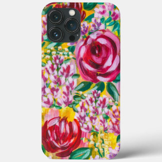 Case-Mate iPhone Case Peinture florale acrylique dessinée à la main  
