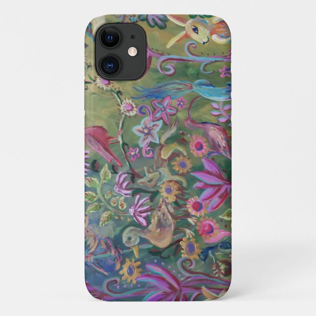 Coques Case-Mate iPhone peinture forestière (Dos)