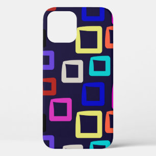 Case-Mate iPhone Case peinture géométrique carré, graphisme design trans