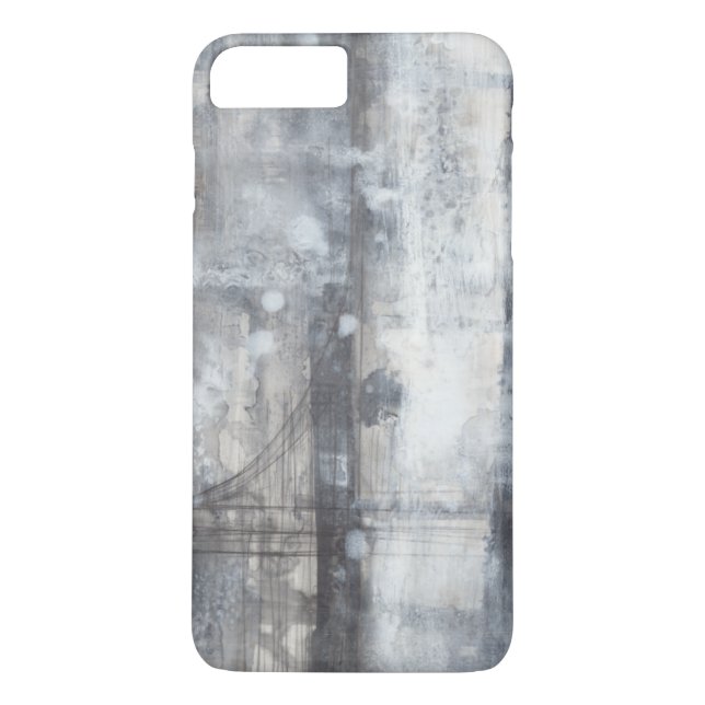 Coques Case-Mate iPhone Peinture gris contemporaine (Dos)