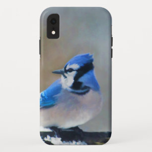 Case-Mate iPhone Case Peinture Jay Bleu - Art Oiseau Original