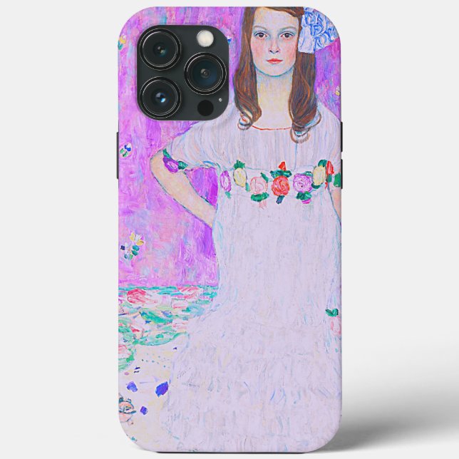 Coques Case-Mate iPhone Peinture Mäda Primavesi de Gustav Klimt (Verso)