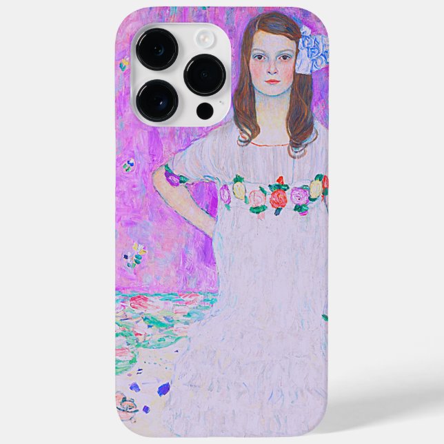 Coques Case-Mate iPhone Peinture Mäda Primavesi de Gustav Klimt (Verso)