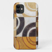 Peinture moderne avec les motifs circulaires