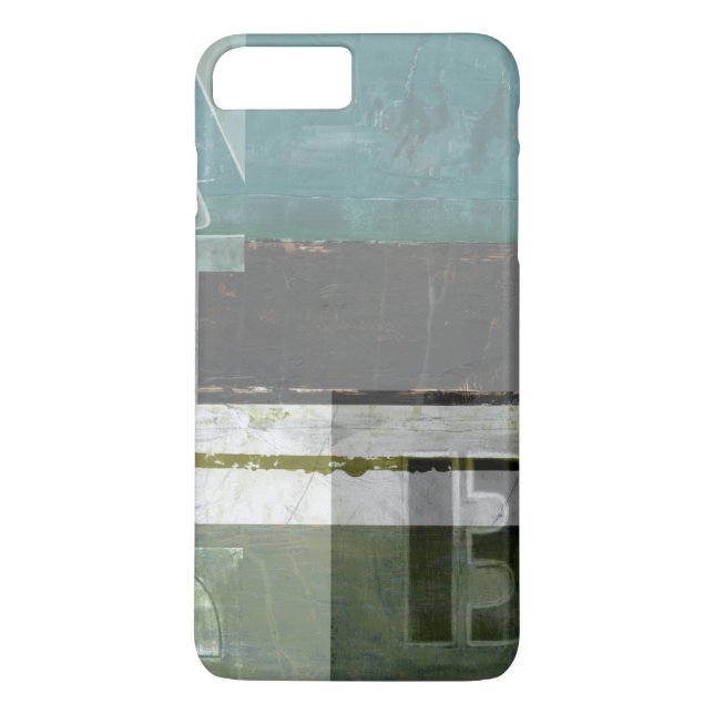 Coques Case-Mate iPhone Peinture moderne avec lettres assorties (Dos)