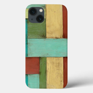 iPhone 13 Case Peinture multicolore sur les côtes contemporaines