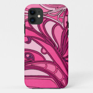 Coque Case-Mate Pour iPhone Peinture rose abstraite de panneau