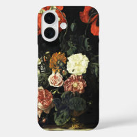 Peinture vintage Vie morte avec Fleurs