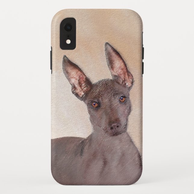 Coques Case-Mate iPhone Peinture Xoloitzcuintli - Cute Original Chien Art (Dos)