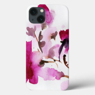 iPhone 13 Case Peintures florales abstraites 4 d'aquarelle