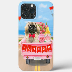Case-Mate iPhone Case Pekingese Chien Saint Valentin Coeurs de Camion
