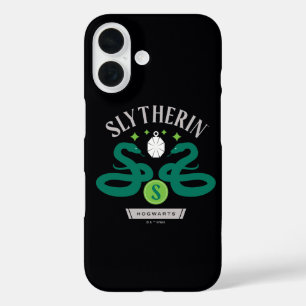 Coque Pour iPhone 16 Pendentif double serpent de la maison SLYTHERIN™ G