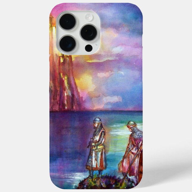 Coques Case-Mate iPhone PENDRAGON Chevaliers médiévaux, Coucher de soleil  (Verso)
