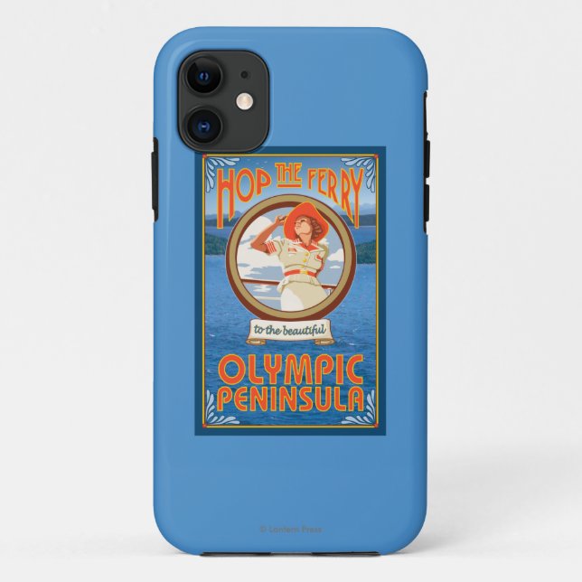 Coques Case-Mate iPhone Péninsule olympique, WashingtonHop le ferry (Dos)