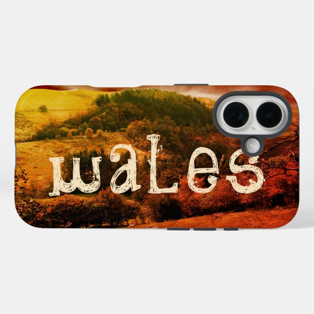 Coques Case-Mate iPhone Pennant Valley Wales Landcape Hills (Verso (horizontal))