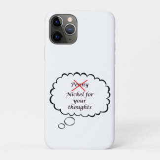 Case-Mate iPhone Case Penny/Nickel for your thoughts Phone Case