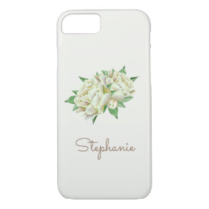 Coque Case-Mate Pour iPhone Peonies de crème jolie aquarelle