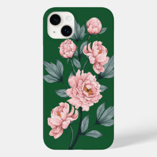 Coque Pour iPhone 14 Plus Peonies roses Fleurs d'Aquarelle Florale