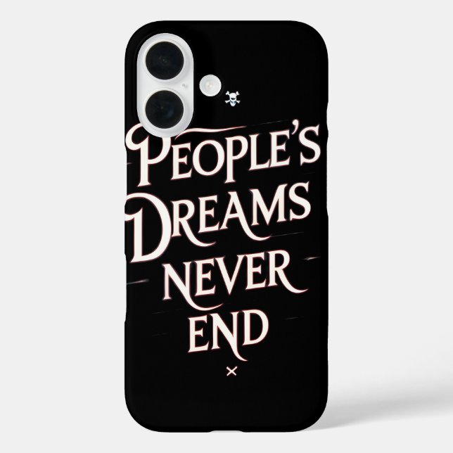Coques Case-Mate iPhone People’s Dreams Never End – Motivational Anime Quo (Verso)