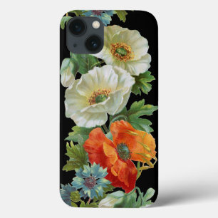 Case-Mate iPhone Case Pépites d'Orange blanc Vintage Art Floral
