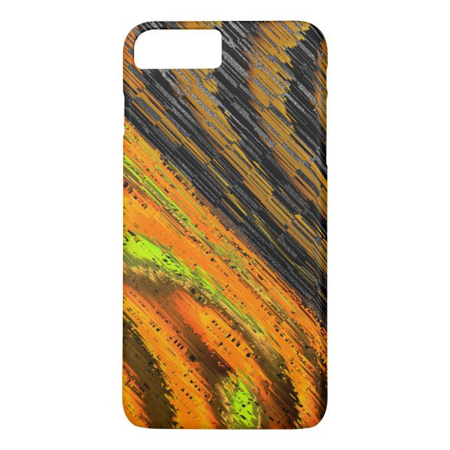 Coques Case-Mate iPhone Pequeno mosaico amarelado transversal e deformado (Dos)