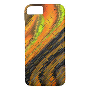 Case-Mate iPhone Case Pequeno mosaico amarelado transversal e deformado
