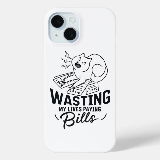 Coques Case-Mate iPhone Perdre ma vie Drôle conception de chats (Verso)