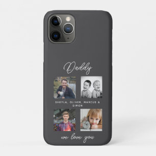 Case-Mate iPhone Case Père avec enfants Famille Papa 4 Collage