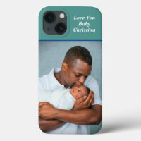 Père fille Famille Nom de la photo Personnalisé